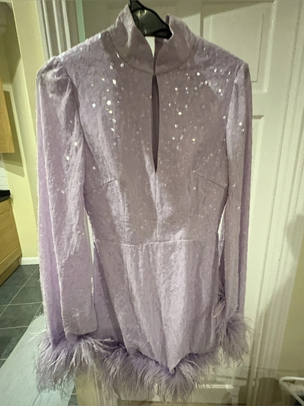 SAU LEE • Bianca Mini Dress • Lavendar - Picture 3 of 5